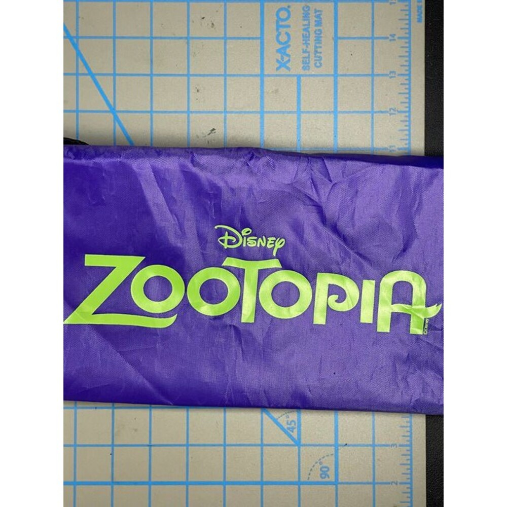 Disney Zootopia Drawstring Bag Purple D23 Promo Swag